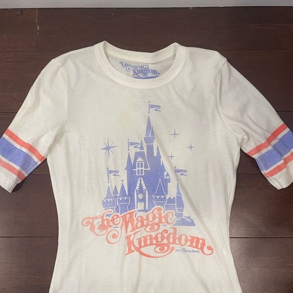 Disney Tops - nwot vintage style disney magic kingdom t-shirt sold out limited edition medium